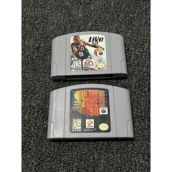 Nintendo Other - N64 NBA Games - 2 game bundle